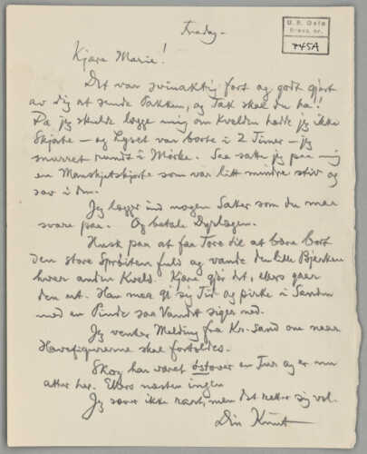 Udatert. (Brevs. 745. A325).